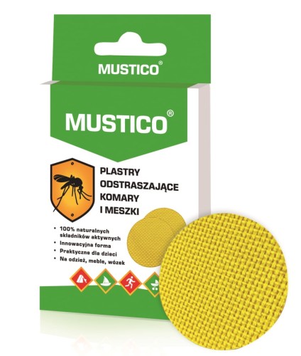 Mustico - plastry odstraszające komary i meszki