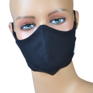 Maseczka profilowana Ag+SilverPro - czarna 