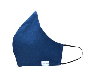 Maseczka profilowana Ag+SilverPro - granatowa