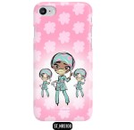 Etui na telefon Clear - wzór pielęgniarki