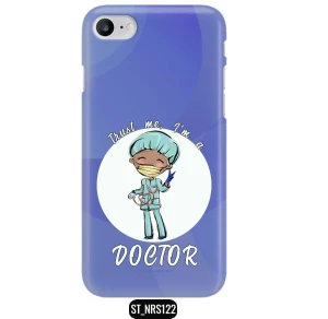 Etui na telefon Clear - wzór Trust me I'am a DOCTOR