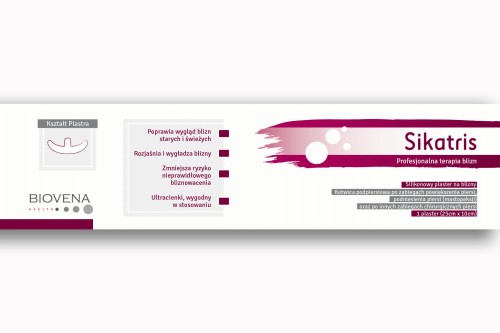 SIKATRIS kotwica podpiersiowa. Silikonowy plaster po zabiegach chirurgicznych piersi