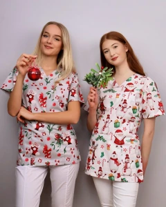 Bluza medyczna Papilio - świąteczny czas prezentów