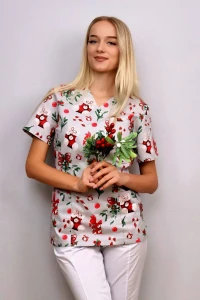 Bluza medyczna Papilio - świąteczny czas prezentów