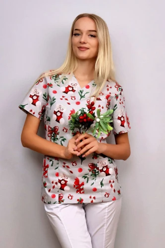Bluza medyczna Papilio - świąteczny czas prezentów