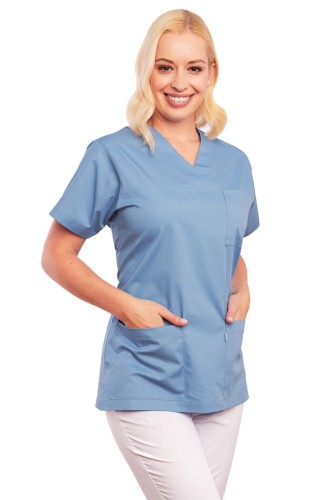 Bluza medyczna Cleo - jasny niebieski
