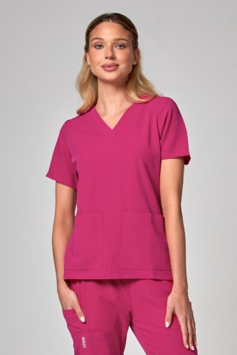 Bluza medyczna damska Parkley Cressy – amarant