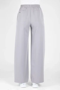 Spodnie damskie LuXmi szerokie  - kolor Szarość Tokio