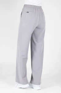 Spodnie damskie LuXmi szerokie  - kolor Szarość Tokio