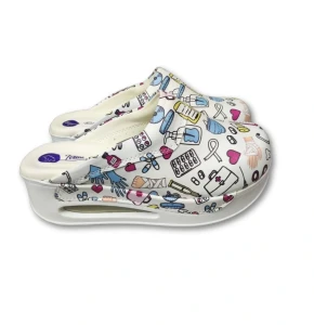 Air Clogs buty medyczne ze wzorem - medycyna
