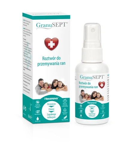 Granusept Roztwór do przemywania ran - 60 ml