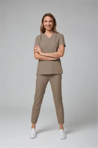 Bluza medyczna damska LuXmi - Wiedeńskie Cappuccino