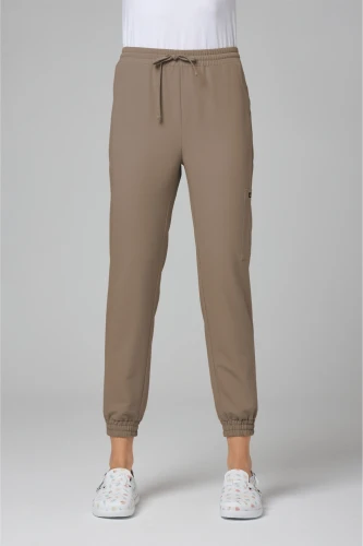 Spodnie damskie joggery LuXmi -  Wiedeńskie Cappuccino