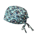 Czepek medyczny z troczkami - oko w oko