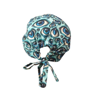 Czepek medyczny z troczkami - oko w oko