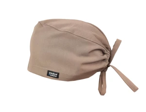 Czepek medyczny z troczkami LuXmi - kolor Wiedeńskie Cappuccino