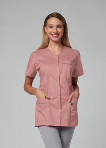 Żakiet medyczno- kosmetyczny Iris - brudny róż