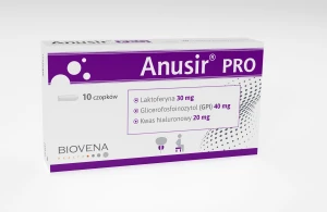 Anusir PRO czopki - 10 sztuk