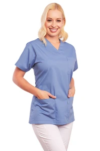 Bluza medyczna Cleo - jasny niebieski