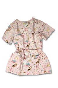 Bluza weterynaryjna Papilio Premium - klinika dla zwierząt różowa