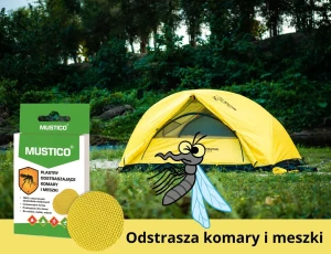 Mustico - plastry odstraszające komary i meszki