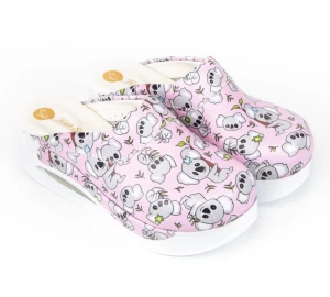 WYPRZEDAŻ Air Clogs buty medyczne ze wzorem - koale 37