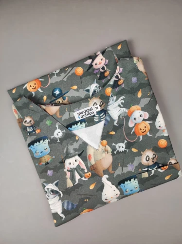 Bluza medyczna Papilio Premium - Halloween fun