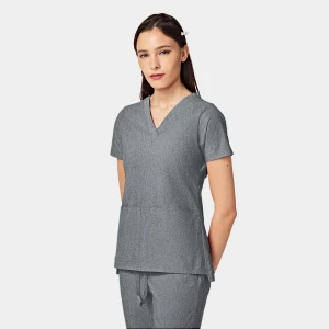 Bluza medyczna damska Parkley Cressy – szary melanż