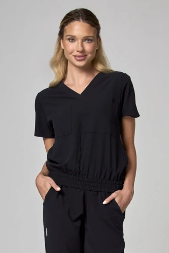 Bluza medyczna damska Parkley Valencia – czarna