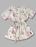 Bluza medyczna Papilio - kocia rodzina różowa