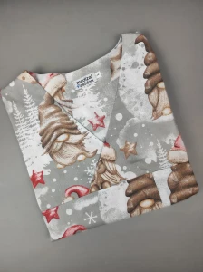 Bluza medyczna męska - skrzaty pod gwiazdami